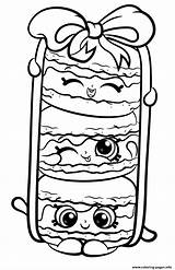 Shopkins Macarons Shopkin Doodle sketch template
