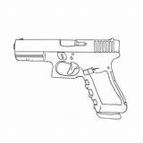 Handgun Ammunition Magnum sketch template