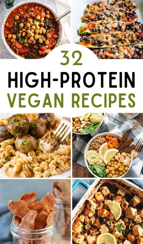 32 high protein vegan recipes in 2021 recipes high protein vegan