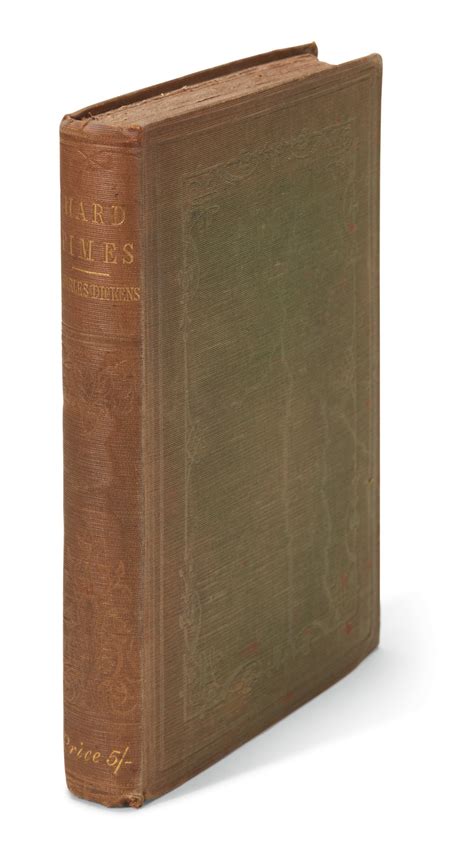 Dickens Hard Times 1854 First Edition In Book Form Charles Dickens
