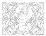 Pokemon Coloring Mandala Arbok Pages Rapidash Adult Printable Color Print Windingpathsart Getcolorings Weedle sketch template