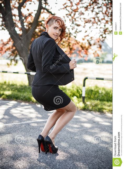 voluptuous schoolgirl stock image image of college heels 30886217