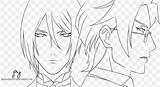 Butler Michaelis Sebastian Ciel Phantomhive sketch template