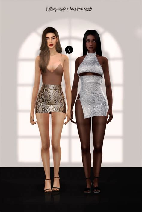 elliesimple x slay classy march collection at elliesimple sims 4 updates
