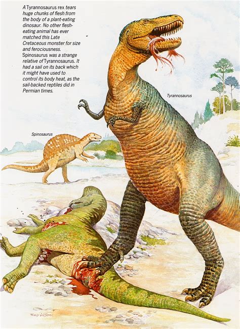 love   time  chasmosaurs vintage dinosaur art prehistoric world
