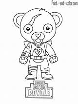 Fortnite Coloring Pages Color Printable Print Cuddle Leader Team Mini Cute Royale Battle Kids Book Boys Tomatohead Bear Visit Peely sketch template