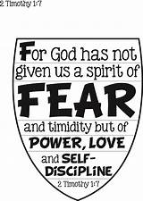 Fear Bible sketch template
