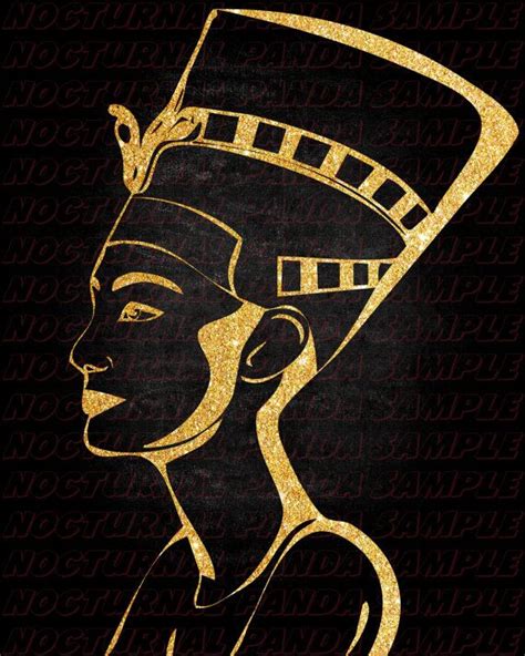 Egyptian Art Printable Nefertiti Poster African