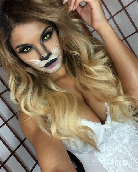 Pin By Kintra Neal On Chrissy Halloween Makeup Cat