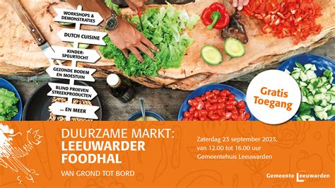 duurzame markt leeuwarder foodhal op  september gemeente leeuwarden
