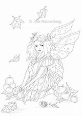 Autumn Fairies sketch template
