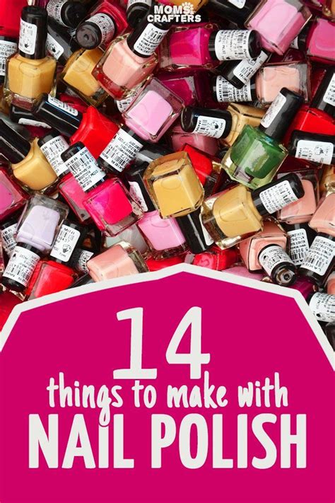 14 cool things to make with nail polish nail polish crafts quick easy crafts easy crafts