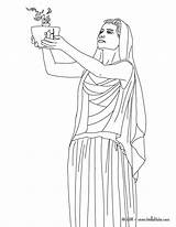 Hestia Goddesses sketch template