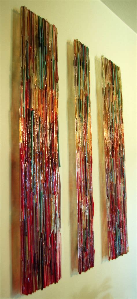 top   fused glass wall art panels