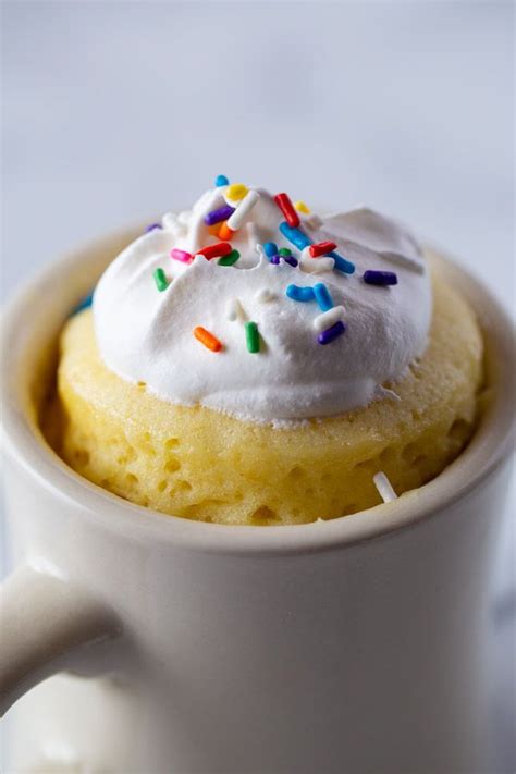 easy gluten  vanilla mug cake gluten  baking recipe
