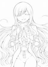 Lonely Hair Touhouproject sketch template