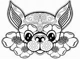 Coloring Pages Mandala Chihuahua Dog Printable Adult Adults Chiwawa Colouring Kids Book Puppy Fall Print Dogs Hund Color Malvorlagen Tiere sketch template