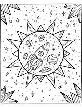 Adulti Rocket Colorier Astronomy Adulte Planetarium Adultos Fusée Erwachsene Malbuch Justcolor Galaxie Planets Spaceship Lespace Difficili 2104 Relaxation Antistress Mandalas sketch template
