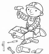 Tools Coloring Pages Getdrawings Drawing sketch template