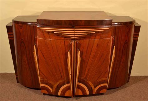 cabinets art deco  style rosewood drinks cabinet bar  furniture art deco furniture