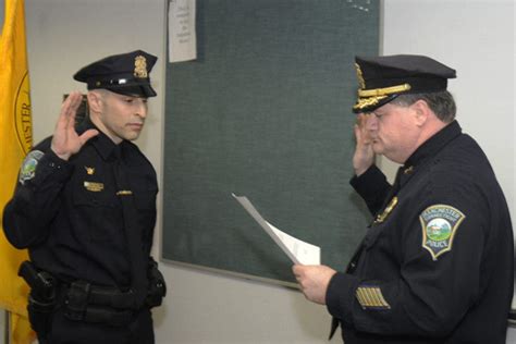 three manchester police officers promoted manchester ct