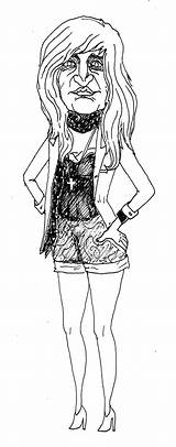 Ugly Girl Fashionable Clothes sketch template