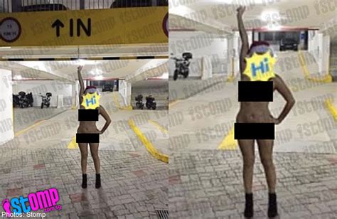 girl poses completely nude in hdb carpark singapore news asiaone
