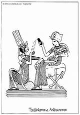 Coloring King Tut Tutankhamun Pages Drawing Colouring Getcolorings Getdrawings Print Choose Board sketch template