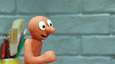 exercise running by aardman animations find and share on giphy