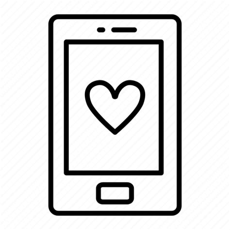 App Heart Love Mobile Smart Icon Download On Iconfinder