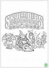 Coloring Skylanders Dinokids Close sketch template