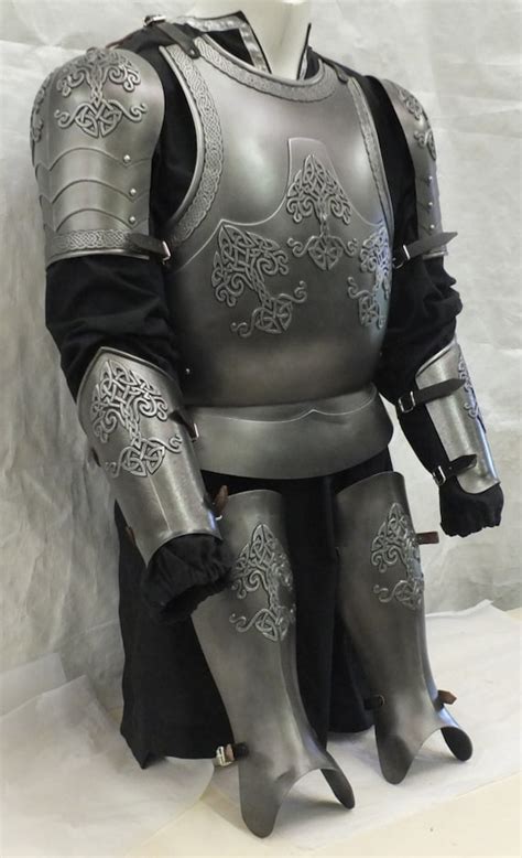 larp armor celtic tree yggdrasil armour set cuirass sca etsy uk