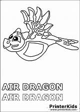 Coloring Pages Dragonvale Dragon Getcolorings Baby sketch template