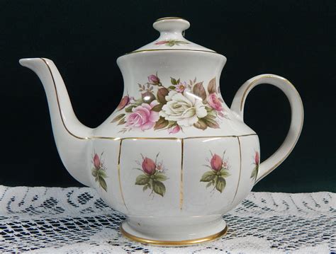 arthur wood teapot staffordshire england teapot arthur etsy wood teapot tea pots rose teapot
