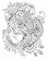 Coloring Pages Printable Stress Adults Relief Intricate Creative Adult Book Pdf Magic Relaxation Sheets Print Mandala Mask Kids Popular Maze sketch template