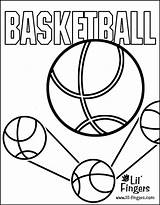 Coloring Basketball Pages Printable Kids Color Print Gif Index sketch template