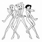 Coloring Pages Spies Barbie Totally Print Popular sketch template