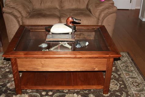 diy shadow box coffee table plans guide patterns