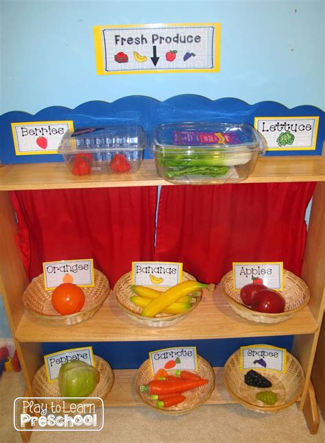 play  learn preschool grocery store