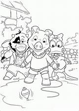 Jakers Coloring Pages Piggley Winks Kids Colouring Coloringpages1001 Fun Info Book sketch template