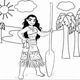 Moana Princess Polynesian Mitraland sketch template