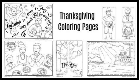 thanksgiving coloring pages  printable  kids