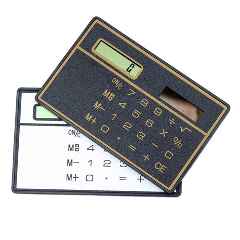 slim credit card solar power pocket mini calculator novelty small calculator fashion special hot