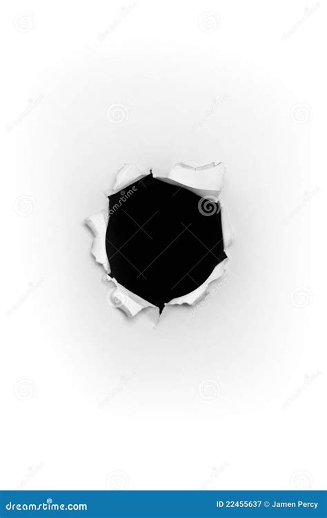 bullet hole  paper royalty  stock photography image