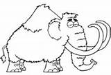 Mammut Mammoth Mamut Woolly Wooly Mamoth Mammoet Mammouth Mamute Kleurplaten Cartoni Animati Karrikatur Kolorowanka Ausmalen Ausmalbild Bilder Animali Preistorici sketch template