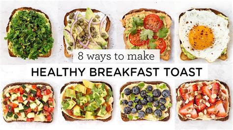 Healthy Breakfast Toast Ideas ‣‣ 8 Different Ways The Home Recipe