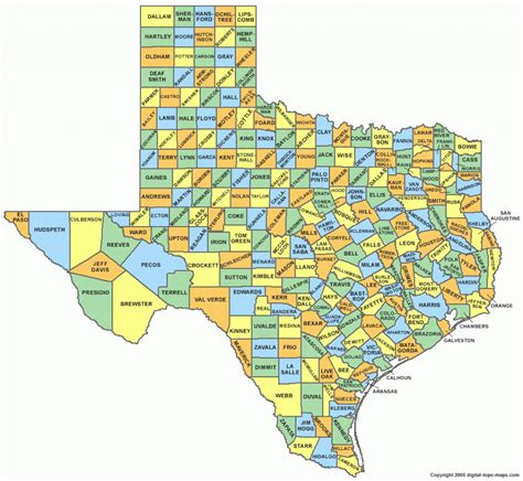 texas creeks  rivers map printable maps