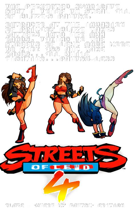 Streets Of Rage 4 Blaze Fielding Where My Pantsu Edition Adult