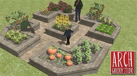 raised garden bed planting layout knowledgethepoetandtheplantcom