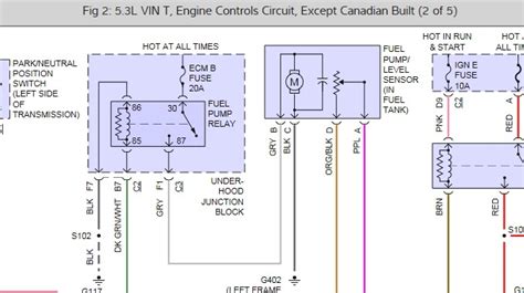 silverado fuel pump wiring diagram wiring diagram